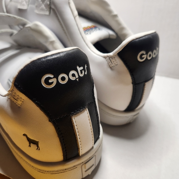 Goats Men’s Velcro Sneakers Round Toe - Picture 2 of 6